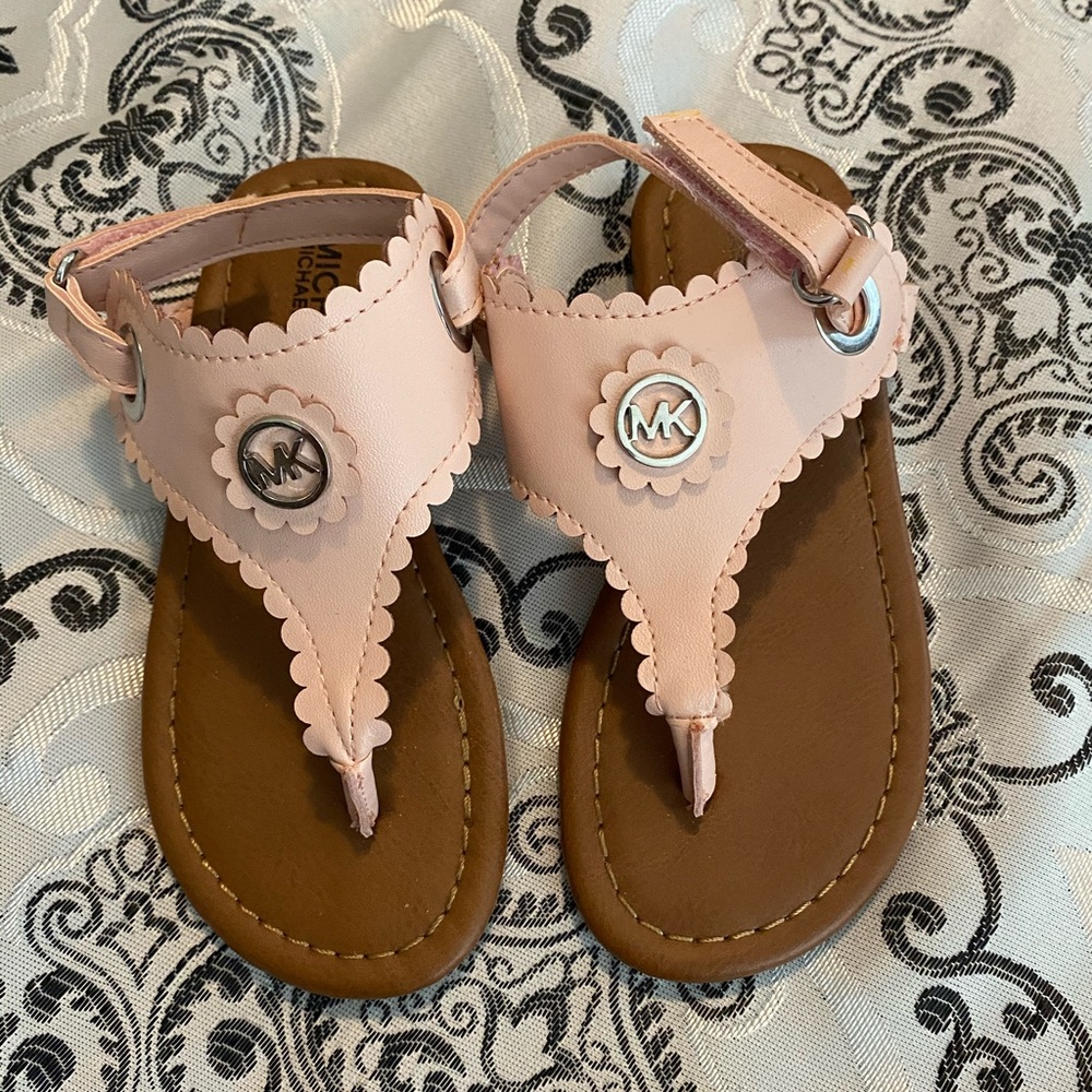 Girls pink Michael Kors shoes